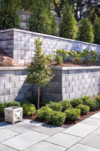 Techo-Bloc segmental retaining wall in Gwinnett County